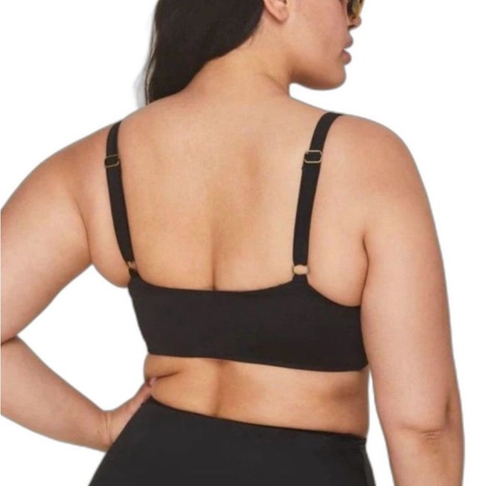 NEW Andie Swim The Belmar Top in Black S - Picture 2 of 8